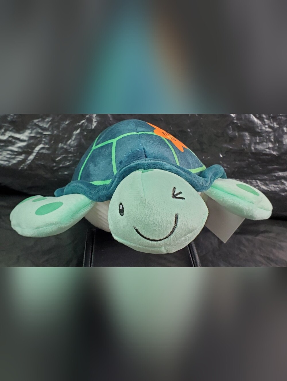 Frisco by Chewy Coastal Turtle Plush Squeaky Crinkles Dog Toy- Size M/L - NWT